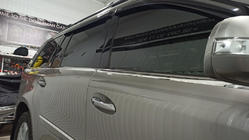 Mercedes GL třída X164 2006–2012 Spodní lišty oken (6 ks, nerez) fotografie 8