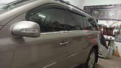 Mercedes GL třída X164 2006–2012 Spodní lišty oken (6 ks, nerez) fotografie 9