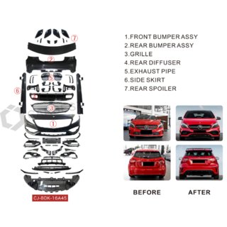 Sada bodykitu (A45 AMG) Mercedes A-сlass W176 2012–2018 fotografie 3