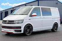 Volkswagen T6 2015–2024 Přední lip spoiler na nárazník Sportline 2015-2018 (k lakování) fotografie 1