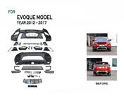 Range Rover Evoque 2012–2018 Tuningová sada bodykitu (BodyKit-2) fotografie 2