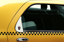 Fiat Albea 2002–2012 Chromový trojúhelník na okno (nerez) fotografie 2