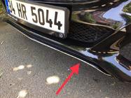 Mercedes C-Class W205 2014–2021 Nerezová ochranná lišta na nárazník fotografie 2