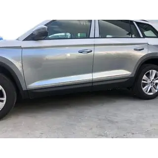Dveřní lišta Carmos široká (nerez) Skoda Kodiaq 2016–2023 fotografie 3
