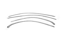Mercedes C-Class W205 2014–2021 Horní okenní lišty (nerez) fotografie 2