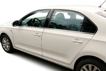 Seat Toledo 2012–2019 Vnější okenní lišty (nerez) fotografie 1