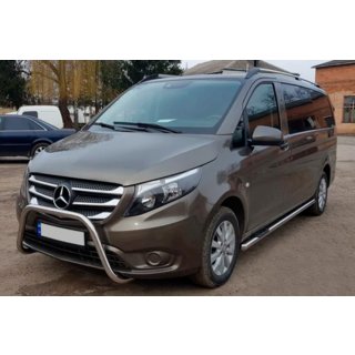 Boční nerezové trubky 2 ks Mercedes Vito/V-class W447 2014– fotografie 2
