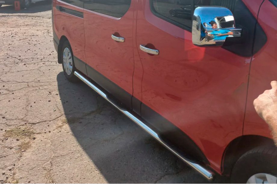 Fiat Talento 2016– Boční nášlapy – nerezové trubky (2 ks) 60 mm, dlouhý rozvor Fotografie 4