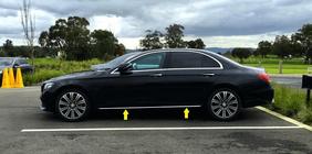 Mercedes C-Class W205 2014–2021 Nerezové kryty lišt V1 fotografie 3