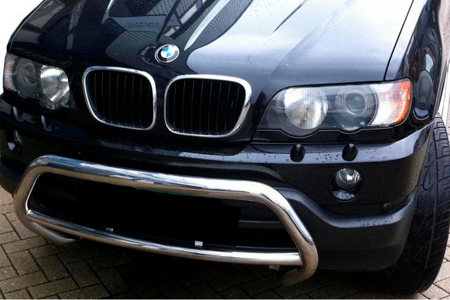 BMW X5 E53 1999–2006 Přední ochranný rám WT015 (nerez) Image