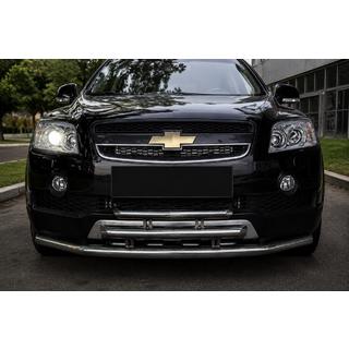 Přední trojitý ochranný rám (nerez) Chevrolet Captiva 2006–2019