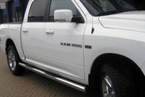 Dodge RAM (DT) 2018– Standardní boční trubky (2 ks, nerez) fotografie 1