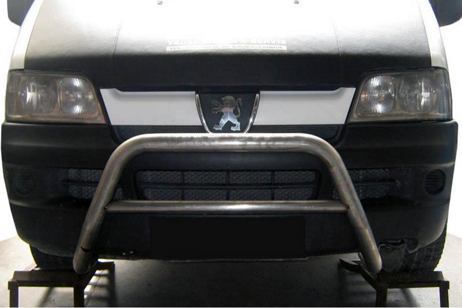 Fiat Ducato 1995–2006 Přední ochranný rám WT005 (nerez) Image
