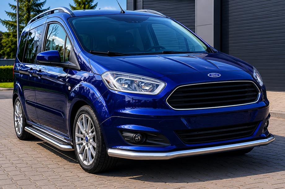 Ford Courier 2014–2023 Přední ochranný rám ST008 (nerez) Image