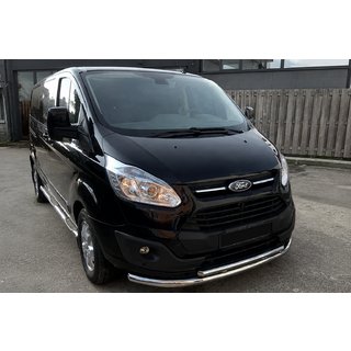 Přední ochranný rám ST014 (nerez) Ford Custom 2013–2022
