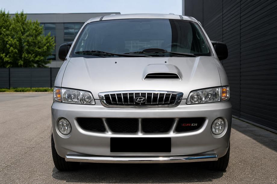 Hyundai H200, H1, Starex 1998–2007 Přední ochranný rám ST008 (nerez) Image