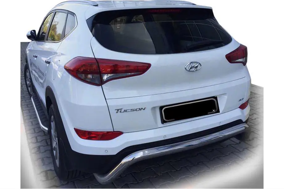 Hyundai Tucson TL 2016–2021 Zadní ochranný rám AK007 (nerez) Image