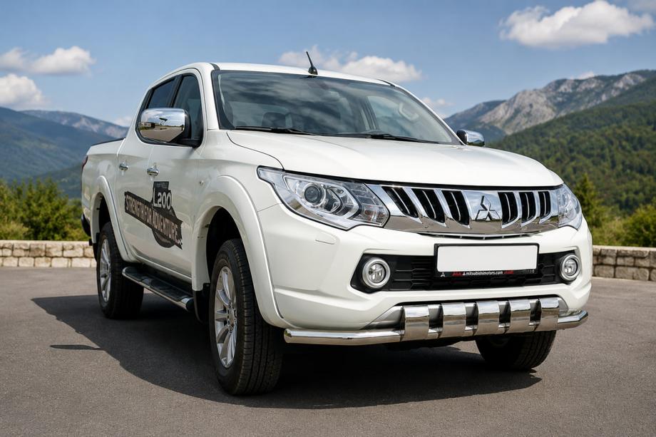 Mitsubishi L200 2015–2024 Přední ochranný rám ST015 (nerez) Image