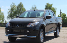 Mitsubishi L200 2015–2024 Přední ochranný rám ST014 (nerez) fotografie 2