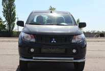 Mitsubishi L200 2015–2024 Přední ochranný rám ST014 (nerez) fotografie 1