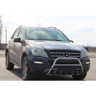 Přední ochranný rám (bull bar) WT003 (nerez) Mercedes ML W164 2005–2011 fotografie 2