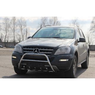 Přední ochranný rám (bull bar) WT003 (nerez) Mercedes ML W164 2005–2011 fotografie 4