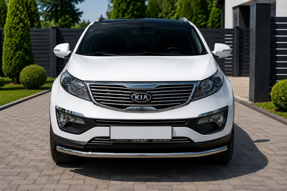 Kia Sportage 2010–2015 Přední ochranný rám ST008 (nerez) Image
