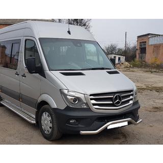 Přední spodní ochranný oblouk MBSP.07.F3-04.6 (nerez) Mercedes Sprinter W906 2006–2018 fotografie 2