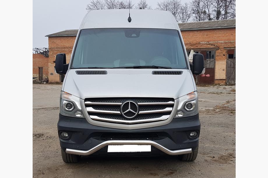 Mercedes Sprinter W906 2006–2018 Přední spodní ochranný oblouk MBSP.07.F3-04.6 (nerez) Image