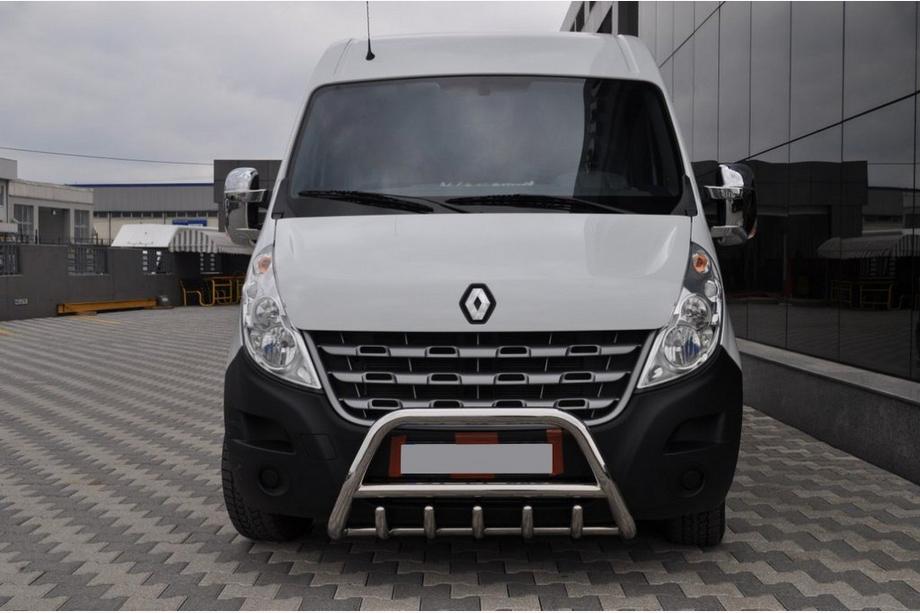 Renault Master 2011–2023 Přední ochranný rám (bull bar) WT003 (nerez) bez nápisu Image