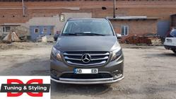 Mercedes Vito/V-class W447 2014– Přední ochranný rám ST014 (nerez) 60/42 fotografie 4