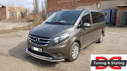 Mercedes Vito/V-class W447 2014– Přední ochranný rám ST014 (nerez) 60/42 fotografie 7