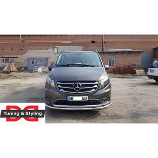 Přední ochranný rám ST014 (nerez) Mercedes Vito/V-class W447 2014– fotografie 4