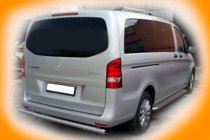 Mercedes Vito/V-class W447 2014– Zadní ochranný rám AK002 (nerez) fotografie 2