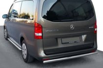 Mercedes Vito/V-class W447 2014– Zadní ochranný rám AK002 (nerez) fotografie 1