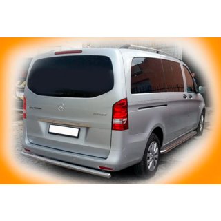Zadní ochranný rám AK002 (nerez) Mercedes Vito/V-class W447 2014– fotografie 2