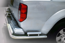 Nissan Navara 2006–2015 Zadní ochranný rám AK003-Special (nerez) fotografie 1