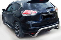 Nissan X-trail T32/Rogue 2014–2021 Zadní ochranný rám AK007 (nerez) fotografie 1