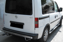 Opel Combo 2002–2012 Zadní ochranný oblouk AK002 (nerez) fotografie 1