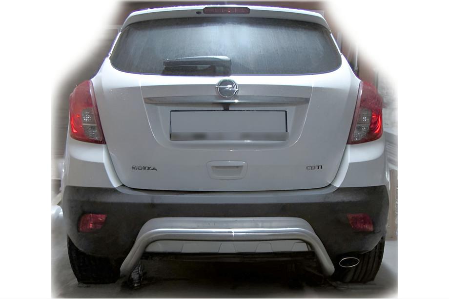 Opel Antara 2006–2017 Zadní ochranný rám AK007-2 (nerez) Image
