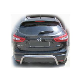 Zadní ochranný rám AK007-2 (nerez) Nissan Qashqai 2014–2021