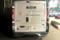 Renault Trafic 2001–2015 Zadní ochranný rám AK006 (nerez) fotografie 2
