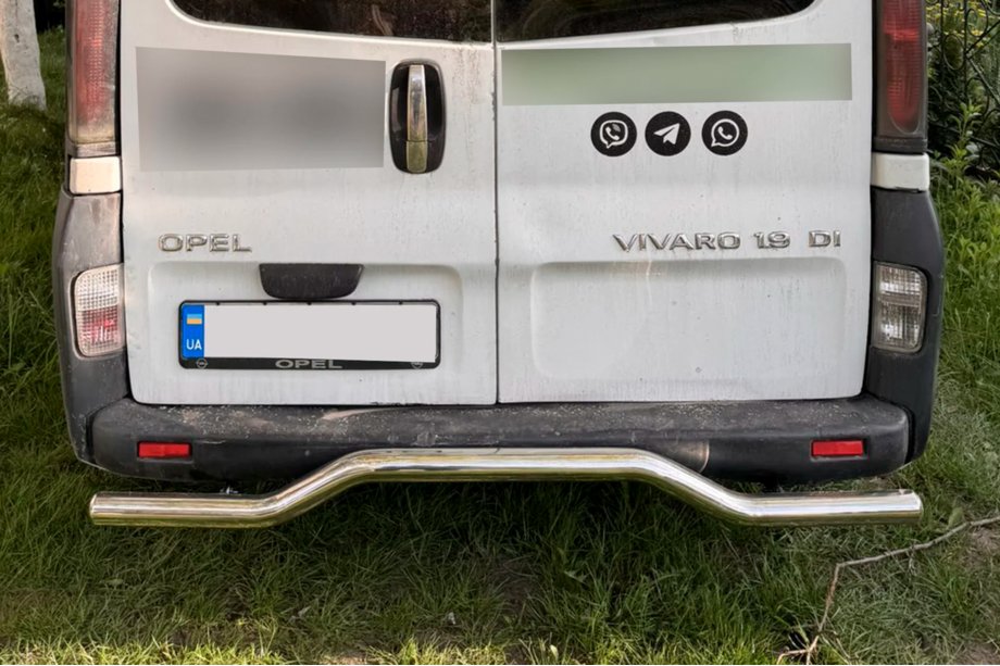Opel Vivaro 2001–2015 Zadní ochranný rám AK006 (nerez) Image