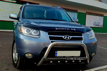 Hyundai Santa Fe 2 2006–2012 Přední ochranný rám WT004 (nerez) fotografie 1