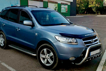 Hyundai Santa Fe 2 2006–2012 Přední ochranný rám WT004 (nerez) fotografie 2