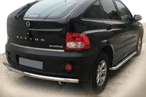 SsangYong Action 2005–2018 Zadní ochranný rám AK002 (nerez) fotografie 1