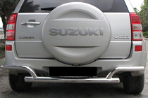 Suzuki Grand Vitara 2005–2017 Zadní ochranný rám AK005-2 (nerez) fotografie 1