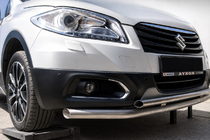 Suzuki SX4 S-Cross 2013–2016 Přední ochranná tyč ST014 (nerez) fotografie 2
