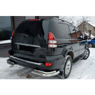 Zadní dvojité rohy AK003-2 (2 ks, nerez) Toyota Land Cruiser Prado 120 2002–2009 fotografie 1