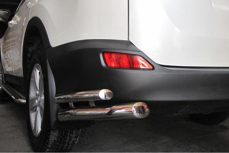 Toyota Rav 4 2013–2018 Zadní rohy AK003 – dvojité (nerez) Image